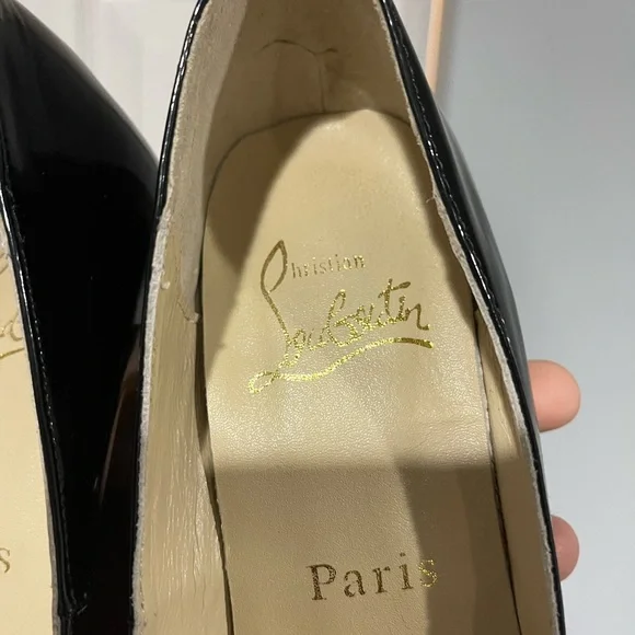 Black Louboutin pumps size 38